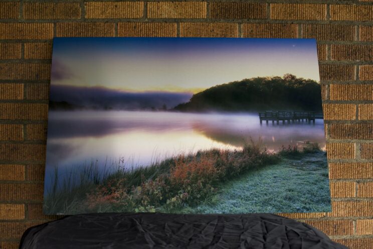 Metal, Pennsylvania Landscape, Shawnee Lake, For Sale, Metal Print