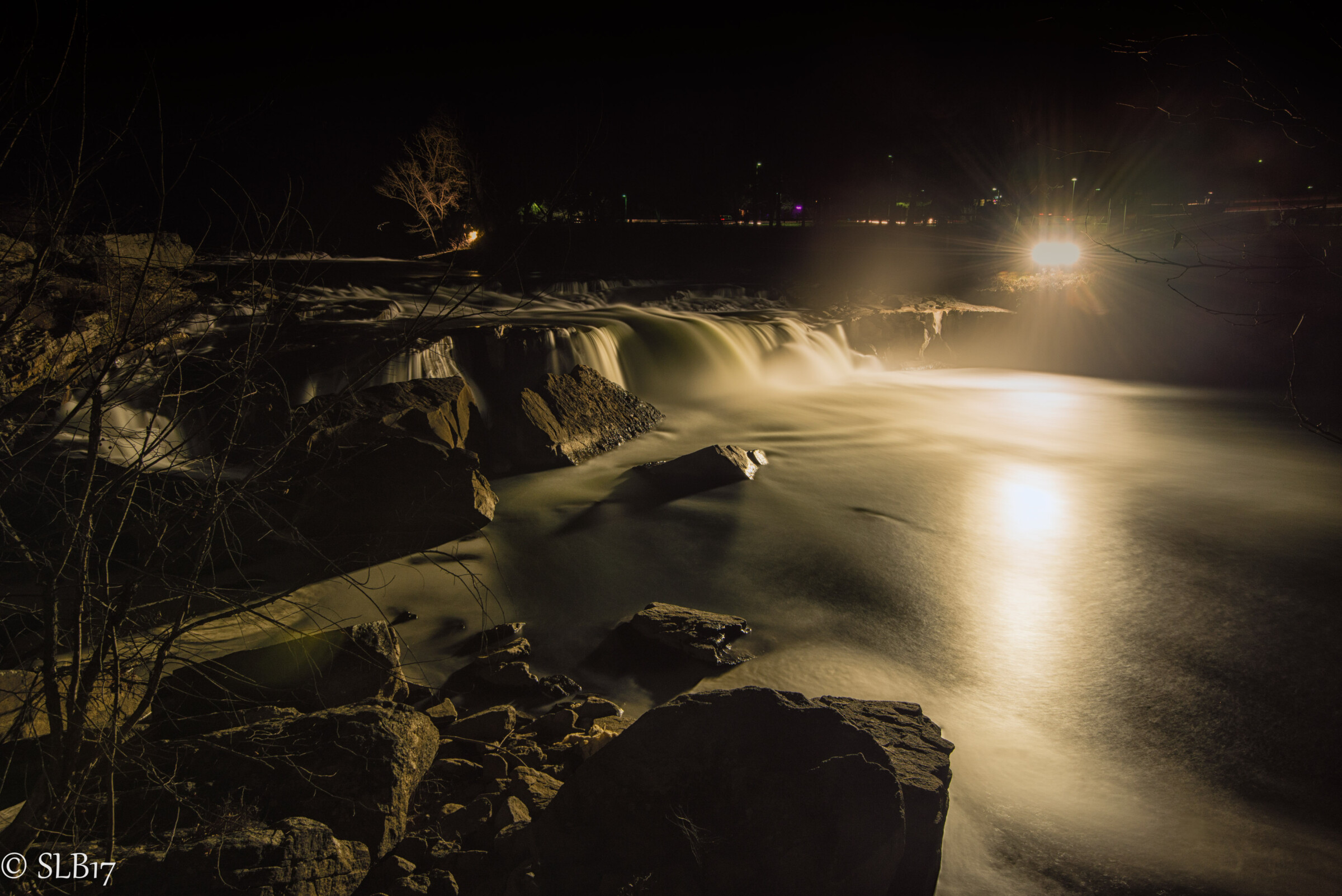 Ohiopyle Falls Light Up Night 2017 SLB Photography