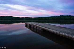 Sunset from Lake Wilhelm Dock